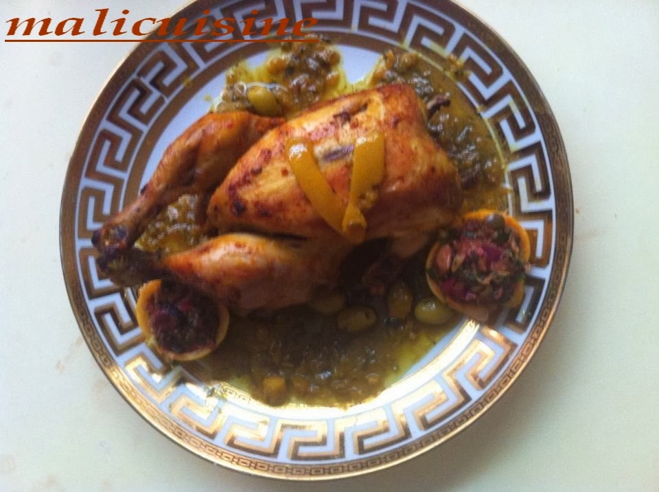 POULET CITRON ET OLIVES Dressagepoulet