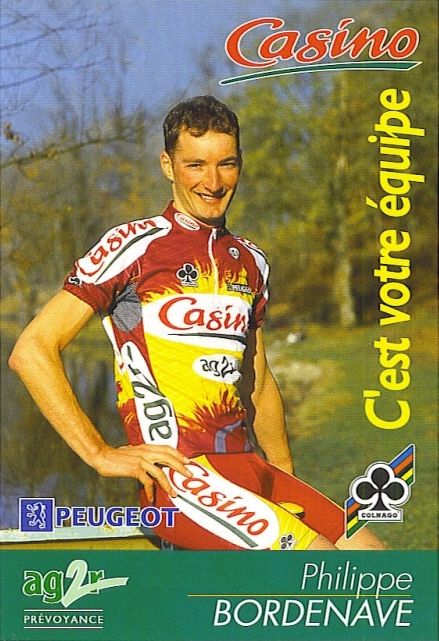 Vintage 1998 Casino - AG2R Prévoyance Radtrikot von Nalini Gr.6 Colnago