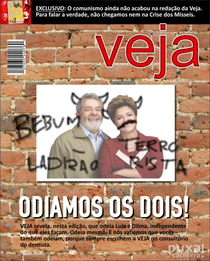 Revistas com capas realistas Veja_sincera