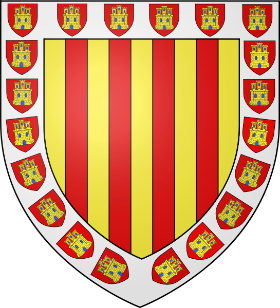 HISTORIA DEL IDIOMA ESPAÑOL EN CATALUÑA 545px-Blason_de_Alfonso_de_Aragon_%25281229-1260%2529.svg