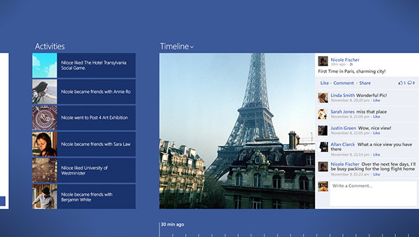  Interessante ipotesi di Design di Facebook per Windows 8  Face-win8-7