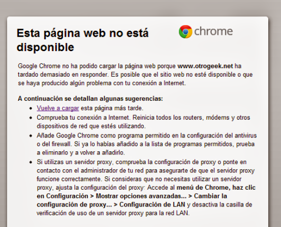 Info: Falla de Conexion en las regiones Pagina-web-no-disponible-chrome