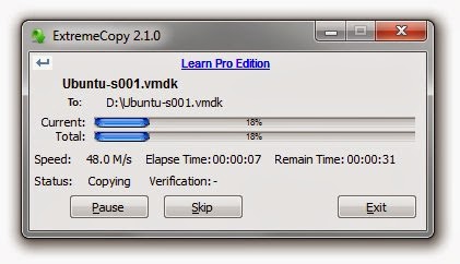 برنامج تسريع نسخ ونقل الملفات ExtremeCopy Extremecopy-2-1-0