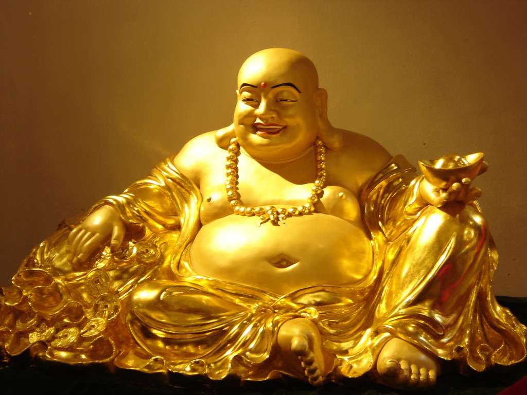 If music gives you goosebumps, your brain might be special Laughing-Buddha-Gold-Statue-Wallpaper