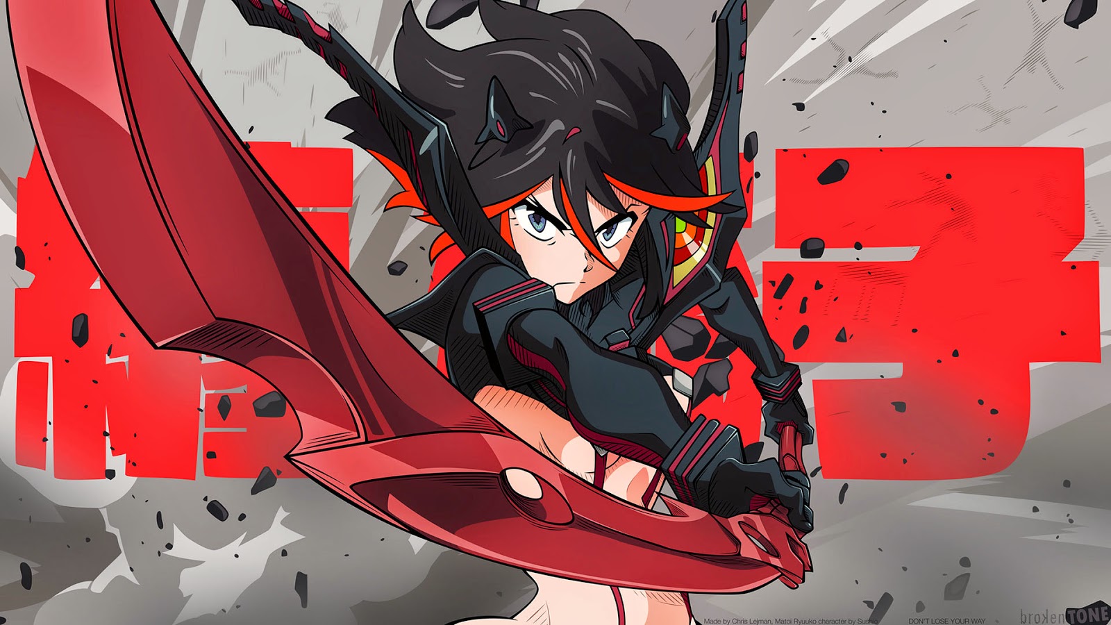 حلقات الانمي Kill la Kill مترجمة جودة عالية على الخليج Kill-la-Kill-Wallpaper-Matoi-Ryuuko