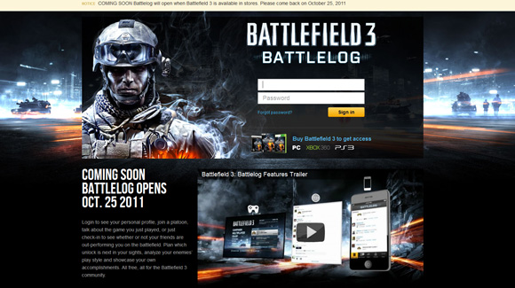 Battlefield 3 com serviço de assinatura paga? Battlelog-coming-soon