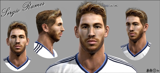 PES 2013: Face de Sergio Ramos - Real Madrid Preview