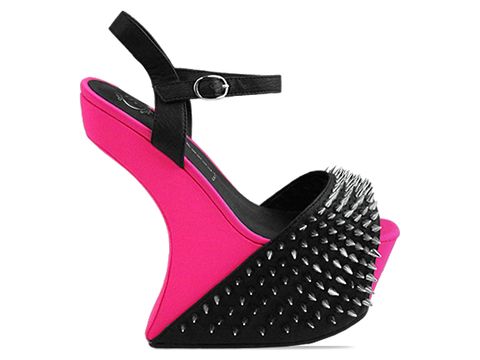 Fashion, Moda, Maquillaje de Girls Aloud Jeffrey-Campbell-shoes-Vicious-(Black-Fuchsia-Neoprene)-spoiledbrat