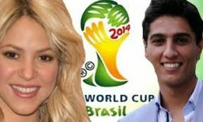 عساف مع شاكيرا في مونديال البرازيل Assaf-shakira