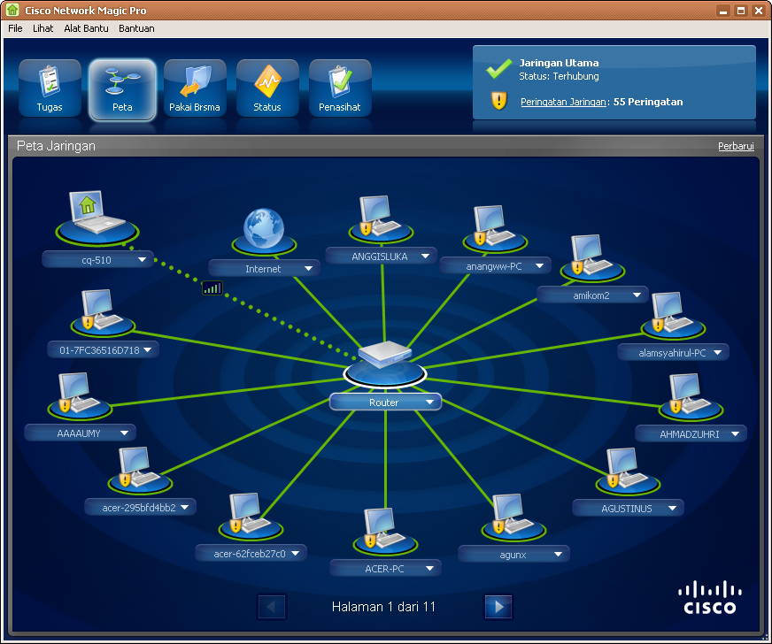 فكرة عامة عن الشبكات (البرامج التى تهم كل مدير شبكة ) Cisco-network-magic-pro