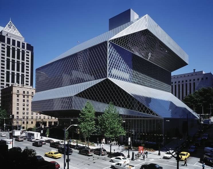 Централната библиотека Seattle-central-library