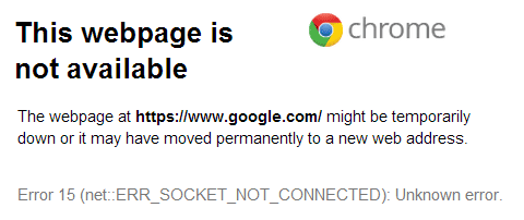 حل مشكل عدم فتح المواقع على متصفح جوجل كروم  Unable-to-connect-to-google