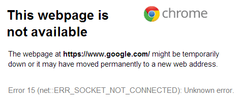 حل مشكل عدم فتح المواقع على متصفح جوجل كروم  Unable-to-connect-to-google