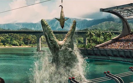 El Jurassic World que vamos a tener y el que no vamos a ver jamás. Jurassic-World-Mosasaurus-