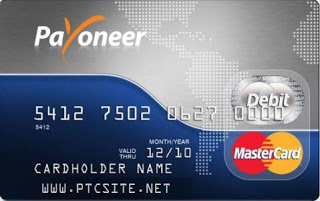 كيفية الاشتراك في بايونير والحصول على بطاقة ماستر كارد و 25 دولار مجانا وتفعيل paypal  Payoneer-Card