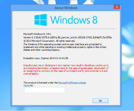 Windows Blue si chiamerà Windows 8.1 ? Win8.1