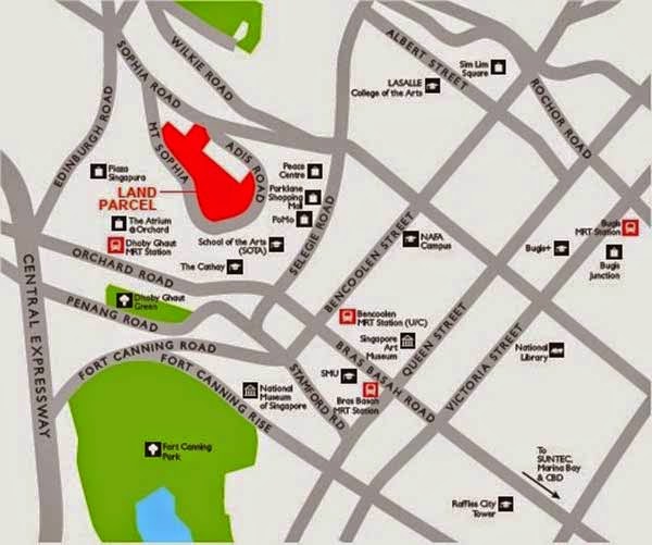 Sophia Hills Residences @ Mount Sophia Sophia-Hills-Residences-Location-Map