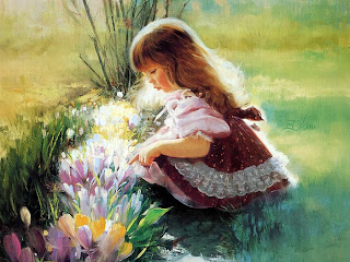 Copii in pictura Painting_children_kjb_DonaldZolan_51ColorsofSpring_sm