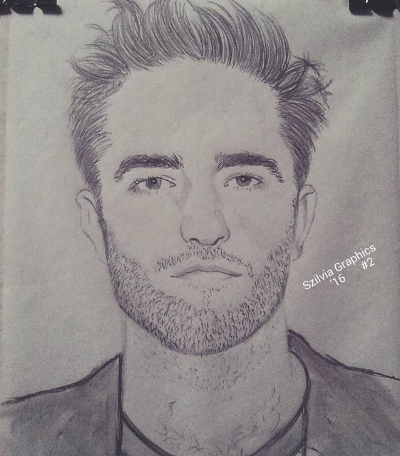 11 Enero - FANART: Estupendo dibujo a lápiz de Rob, por Szilvia Graphics!!!! 12494800_1713537568880147_8356768411587448305_n