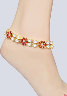 اكسسوارات للاقدام  Indian-anklet-pajeb-payal-pln11849ibc