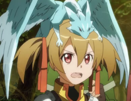 Ichirio Akihito, "Zangetsu, el Spriggan Sombrío" Sword-Art-Online-episode-4-silica-and-pina