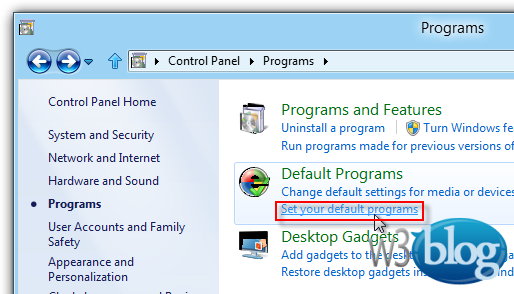 Đặt trình duyệt mặc định trong Windows 8 B1