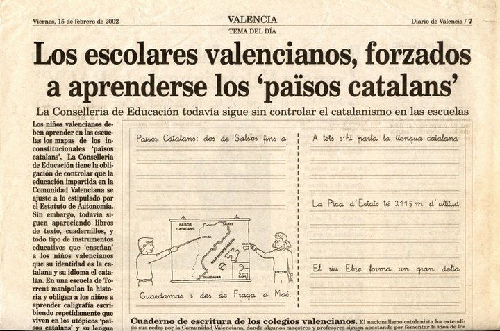 Los estudiantes valencianos forzados a aprender la farsa de los "Payasos Catalanes".  61106_146124065422816_120656697969553_214216_3823091_n