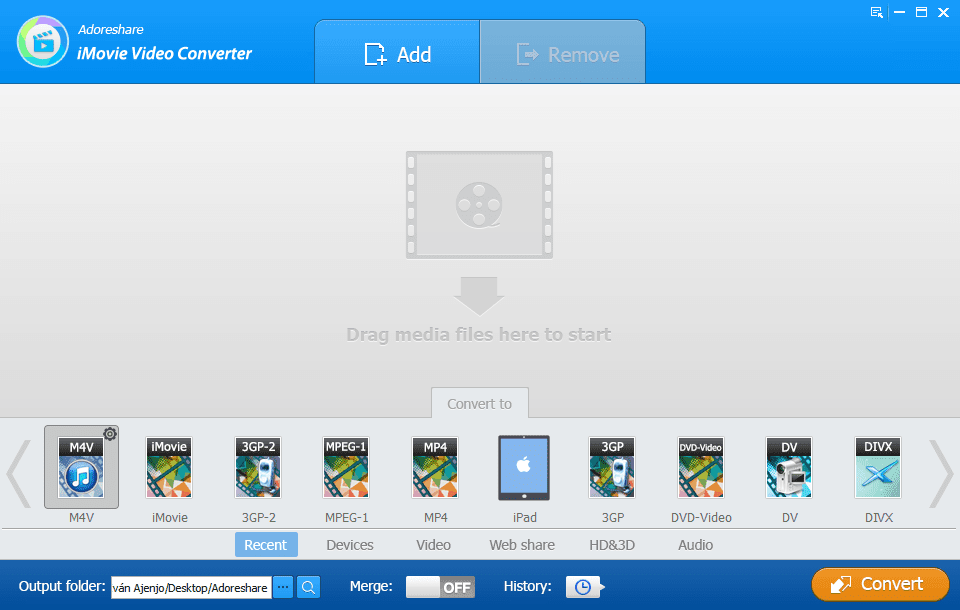 Adoreshare iMovie Video Converter عرض  IMovie%2BVideo