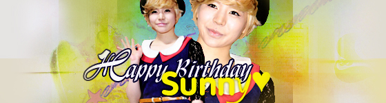  [DISC] Happy Birthday Sunny 23rd 15.05.89 ♥ 15.05.2012 IWeRw