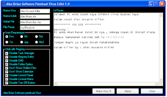 Alex Software Pembuat Virus Edisi 1.0 Untitled-2