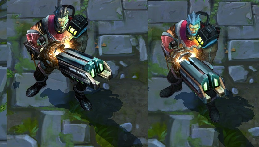 Nuevas texturas skin Graves Fugitivo Gravescom