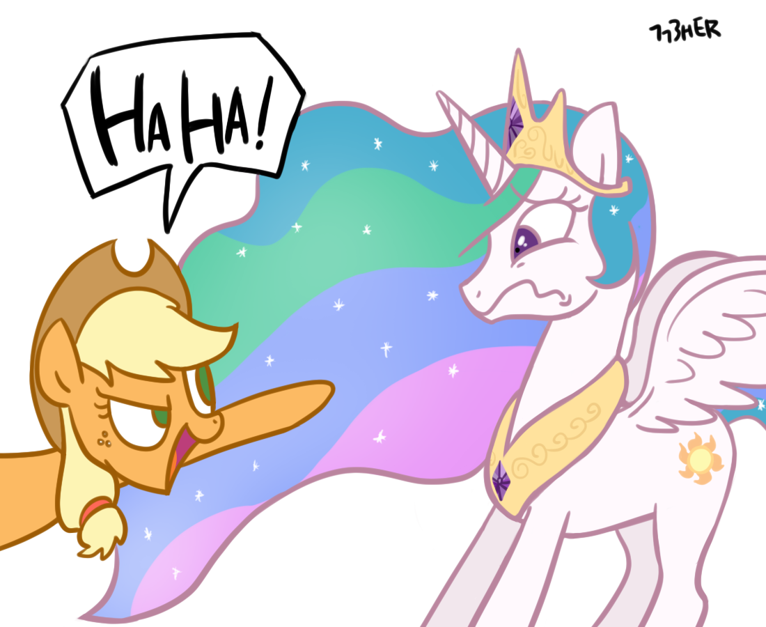 Funny pictures, videos and other media thread! - Page 8 Trolling_celestia_by_773her-d4nvsuo