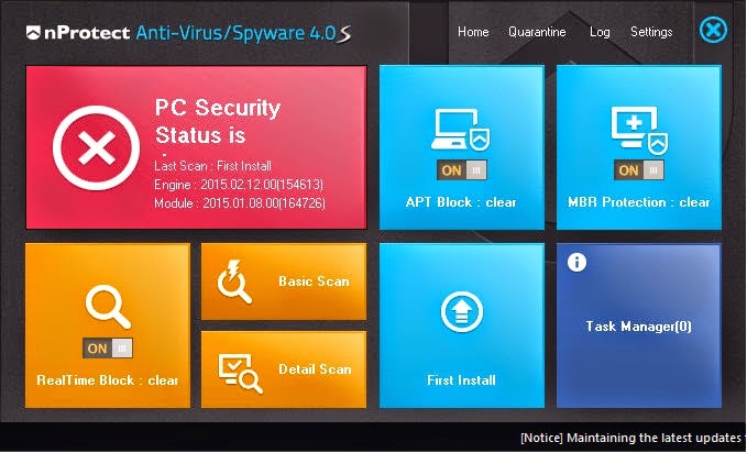      nProtect Anti-Virus / spyware 4.0s Free      Nprotectantivirus