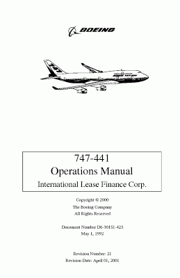 Simulando o voo BA0247: de Heathrow a Guarulhos no Boeing 747  Boeing-747-441-operations-manual-p1