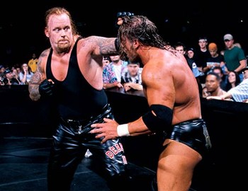 The Friday Night Frenzy Prevails The-Undertaker-Vs-Triple-H