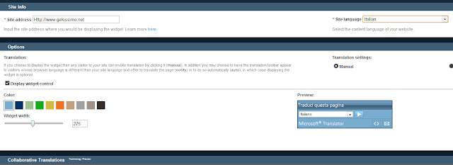 Traduttore Microsoft per Siti e Blog  Traduttore-sito