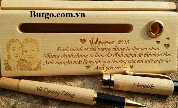 bút gỗ hộp bút gỗ khắc tên khắc chữ giá rẻ nhất 1