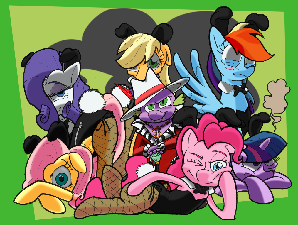 My Little Pony: The Invasion MK II, Third Edition. - Page 3 Spike_the_pimp_by_mick_f18-d4v79mn