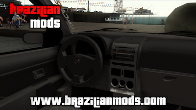 GTA SA - Fiat Siena + 17'' + Suspensão Fixa 3