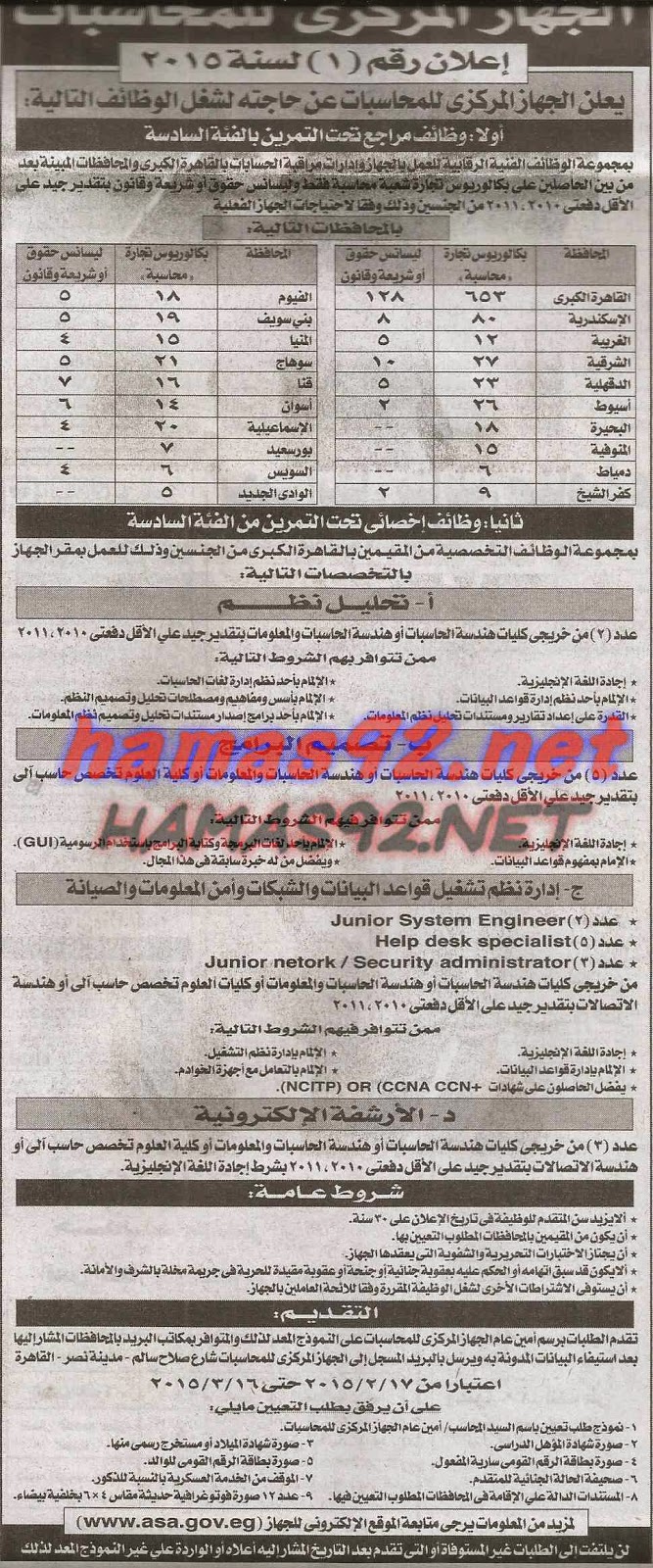 وظائف خالية من جريدة الاهرام الاثنين 16-02-2015 %D8%A7%D9%84%D8%AC%D9%87%D8%A7%D8%B2%2B%D8%A7%D9%84%D9%85%D8%B1%D9%83%D8%B2%D9%89%2B%D9%84%D9%84%D9%85%D8%AD%D8%A7%D8%B3%D8%A8%D8%A9%2B%D8%A7%D9%87%D8%B1%D8%A7%D9%85%2B%D9%88%D8%A7%D8%AE%D8%A8%D8%A7%D8%B1