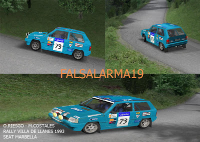 Riesgo - Costales (Rally Villa de Llanes 1993) - Seat Marbella MARBELLA