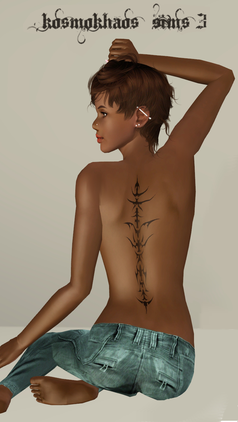 Cstyles Exclusive! Tribal Spine and Back Tattoos by KosmoKhaos Screenshot-10-edit