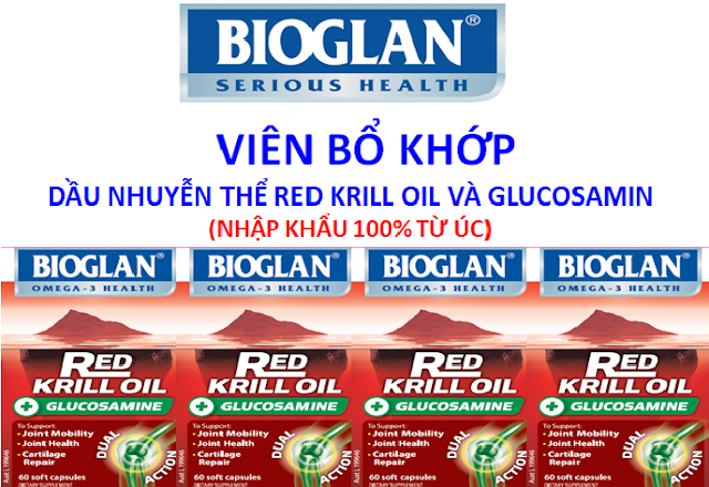 TPCN hỗ trợ điều trị bệnh khớp - Red Krill Oil & Glucosamine Bioglan Red-Krill-Oil3