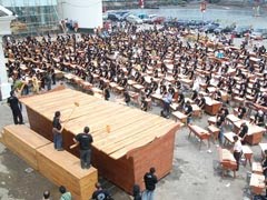 Membanggakan, 22 Rekor Guiness World Record yang Dipecahkan Di Indonesia 117220--Largest-kolintang-ensemble-2