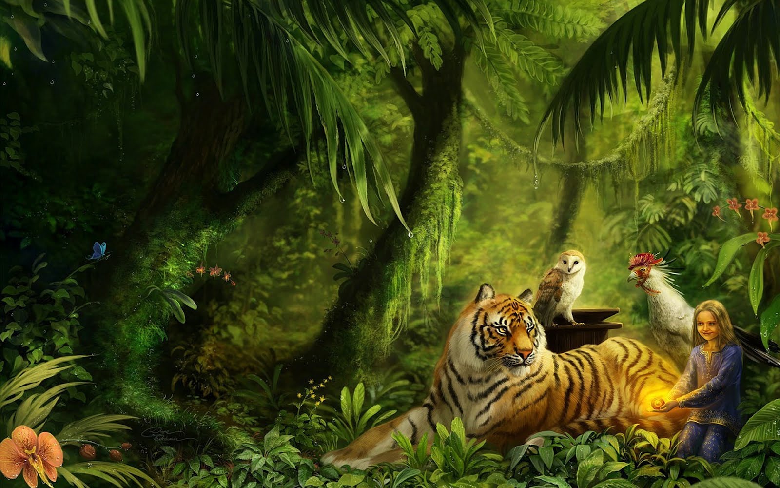 La Asamblea General de las Naciones Unidas decide proclamar el 21 de marzo de cada año Día Internacional de los Bosques Animales-del-bosque-tigre-buho-fauna-exotica