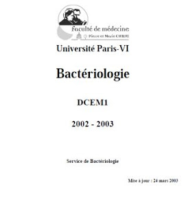 كتاب Bactériologie 8