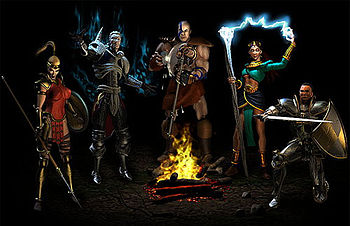 Diablo & GameRanger 350px-Diablo_II_characters