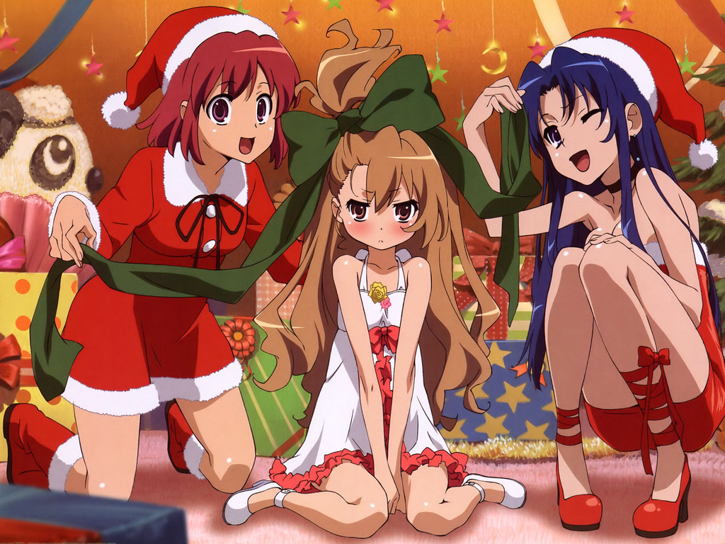 VERSIÓN NAVIDAD de ENY 2012! (VOTACIONES) Toradora_Christmas_Wallpaper_99rv0