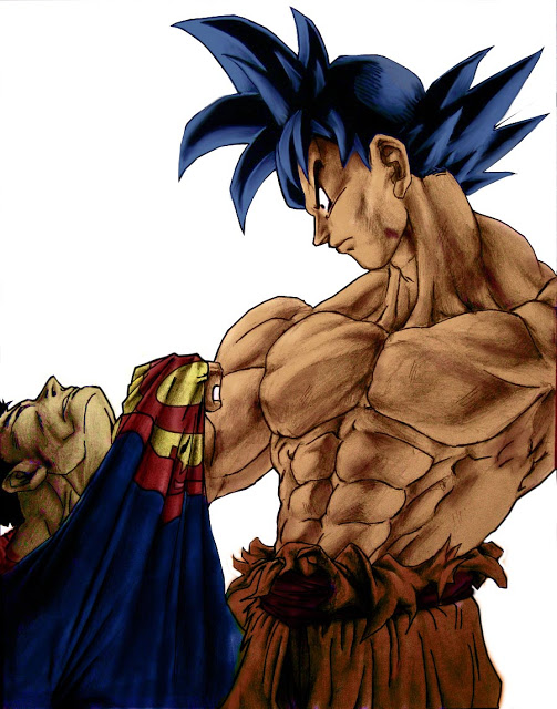 Superman vs Son Goku quien gana? Goku_vs_superman_finished_by_Bimago