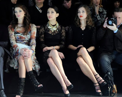 Ashley Greene Front Row At Dolce And Gabbana Show Ag05